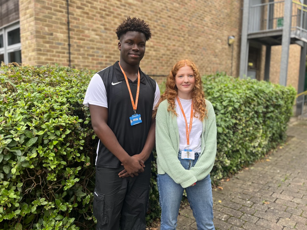 Ethan and Eleanor head students 