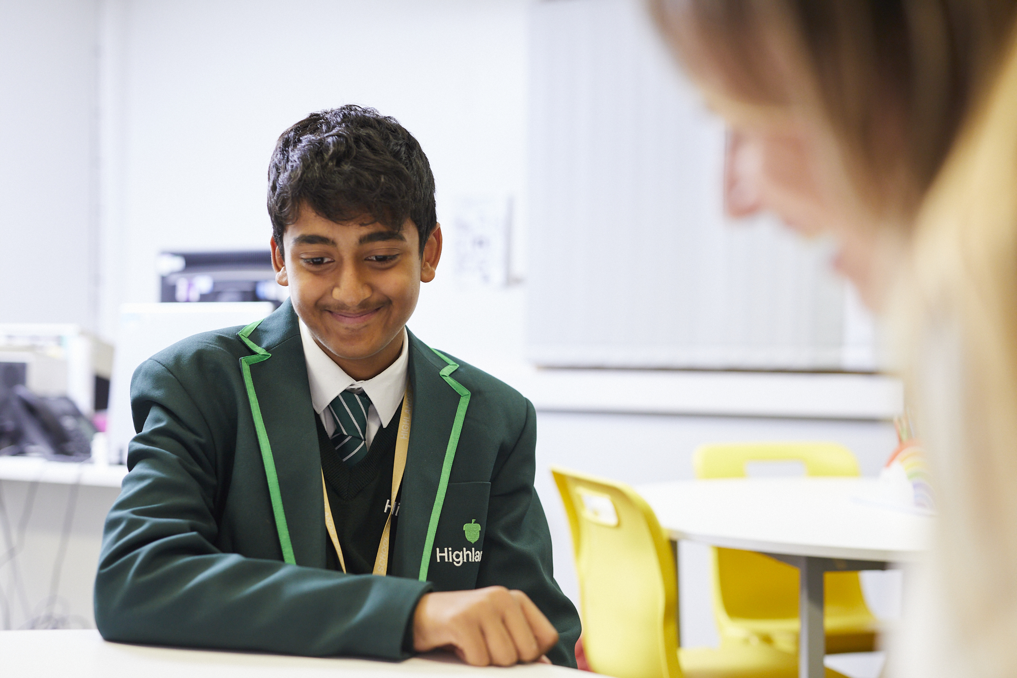 male student one to one workshop